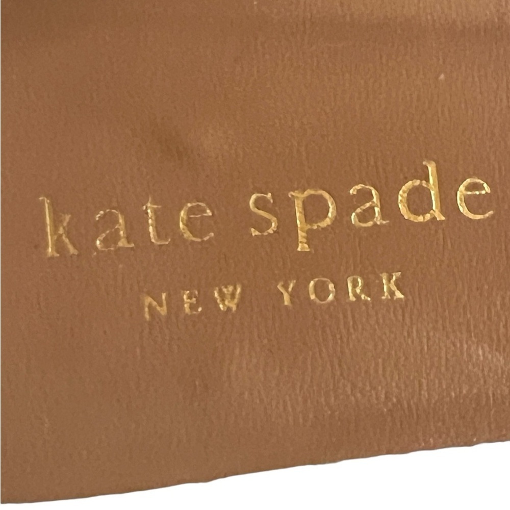 kate spade loafers flats women’s 9B ‘mon cheri’ raffia cherries striped . - Picture 3 of 14